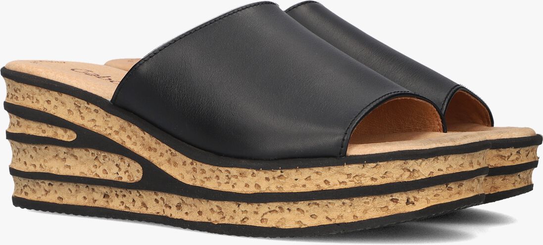 GABOR zwarte gabor slippers 650.1