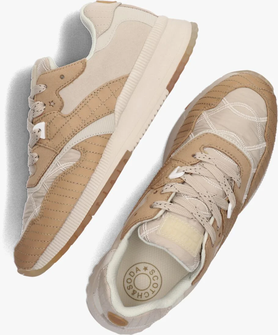 SCOTCH & SODA beige scotch & soda lage sneakers vivi