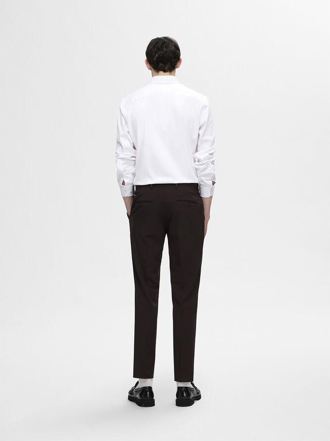 Selected Homme SLHSLIM-PERFORMANCE SHIRT LS NOOS Hvid