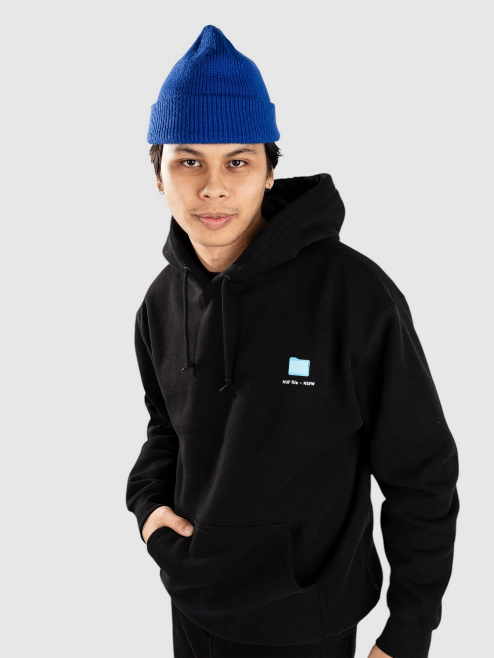 HUF Desktop Hoodie black