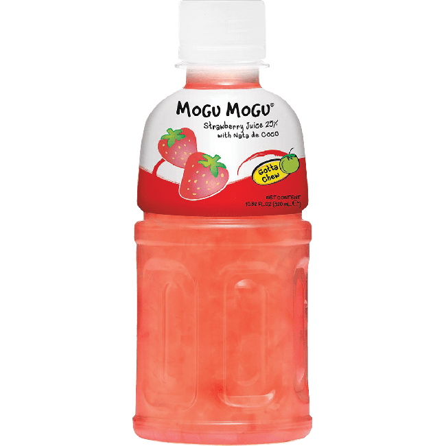 Mogu Mogu Nata de Coco Drink met Aardbeismaak 320ml