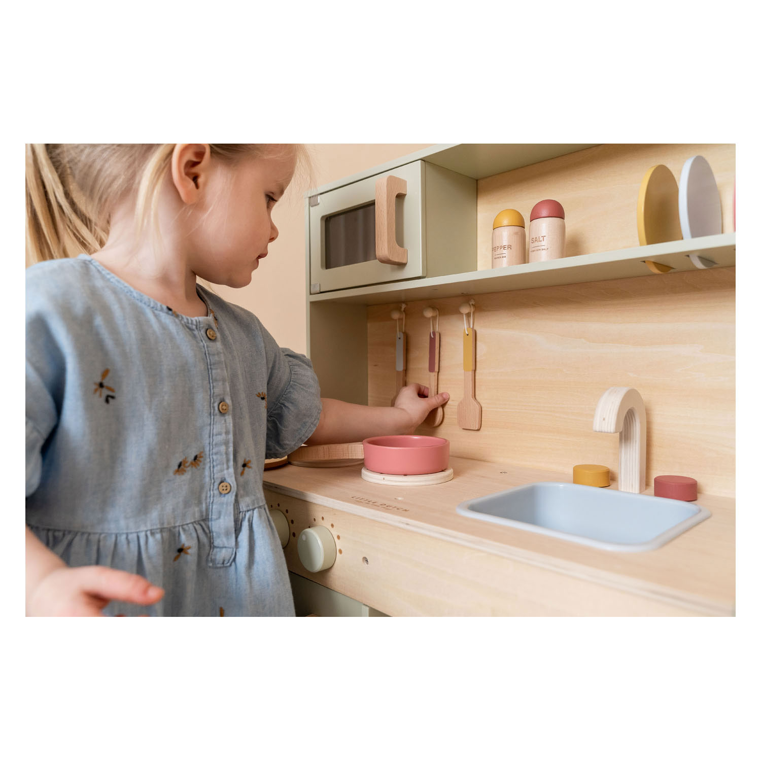 Little Dutch Houten Speelkeuken Mint FSC