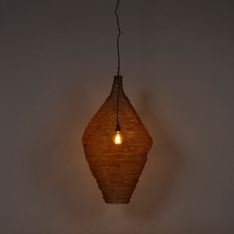 Oosterse hanglamp goud 60 cm - Nidum L