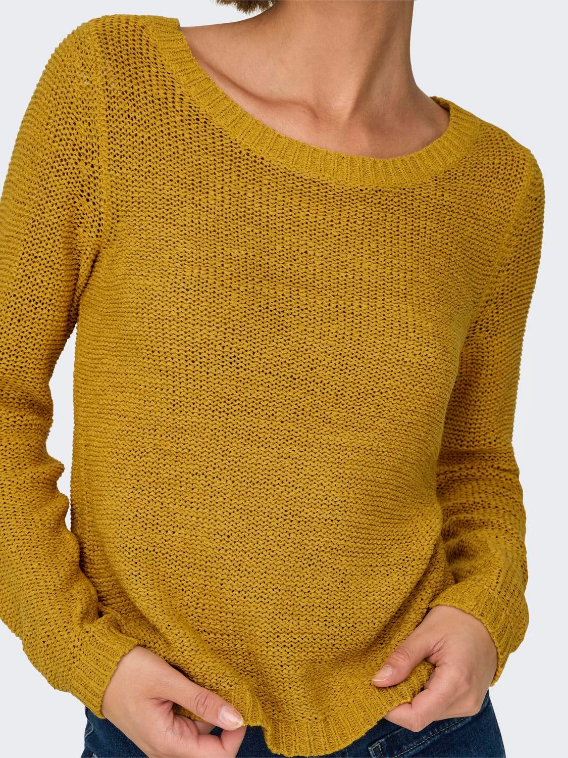 ONLGEENA Strickpullover Golden Spice