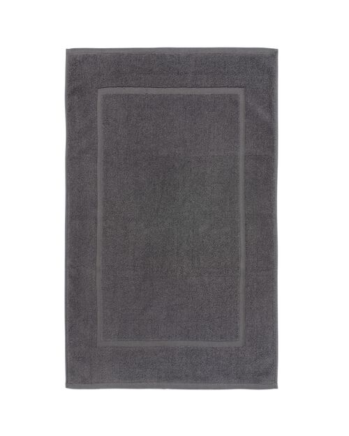 tapis de bain 50x80 qualité épaisse tissu gris foncé