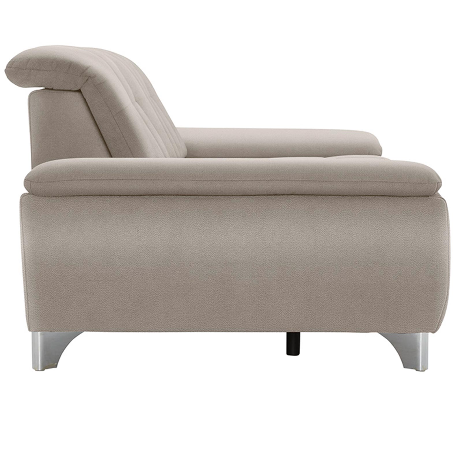 polsterpower 2,5-Sitzer-Sofa - Holiday alu - Basismodell