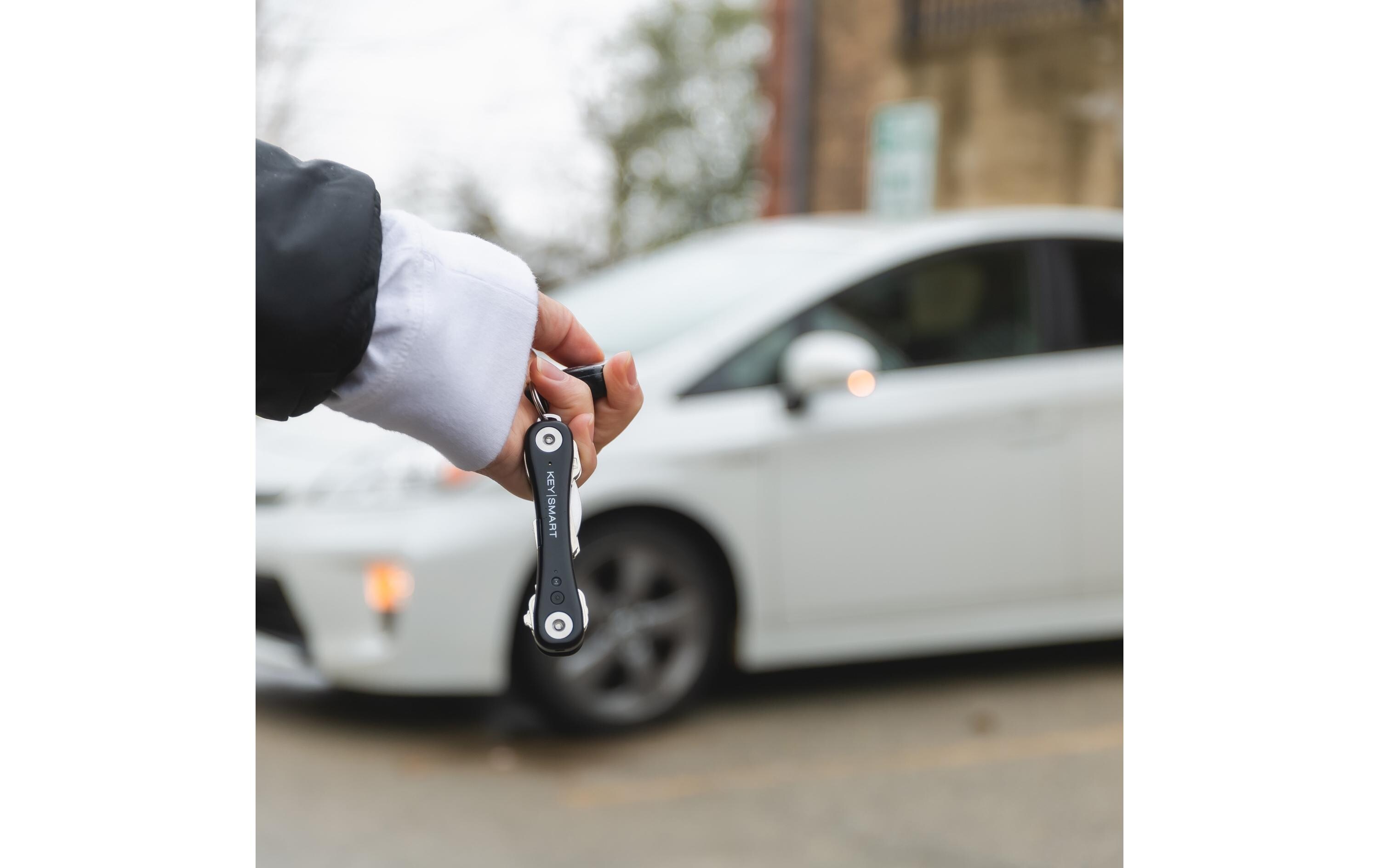 iPro, SchwarzSmart Key Organizer, der mit der Apple Find My App funktioniert
