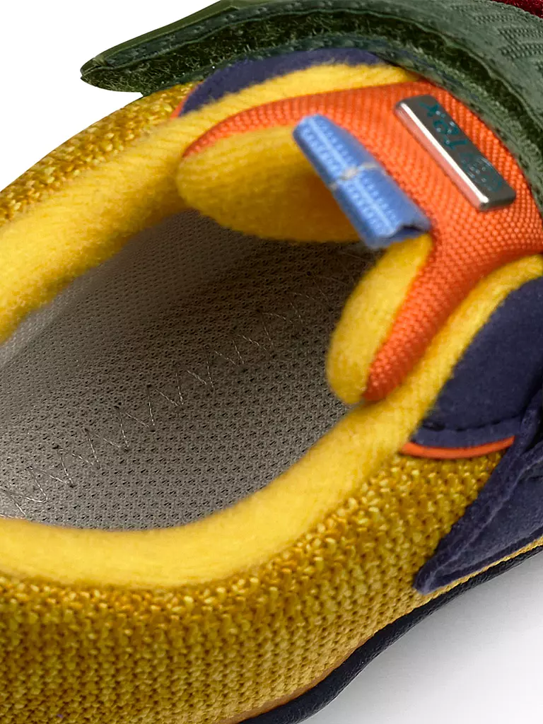 AFFENZAHN Kinder Barfußschuhe - Übergangsschuhe KNIT HAPPY Paradiesvogel gelb
