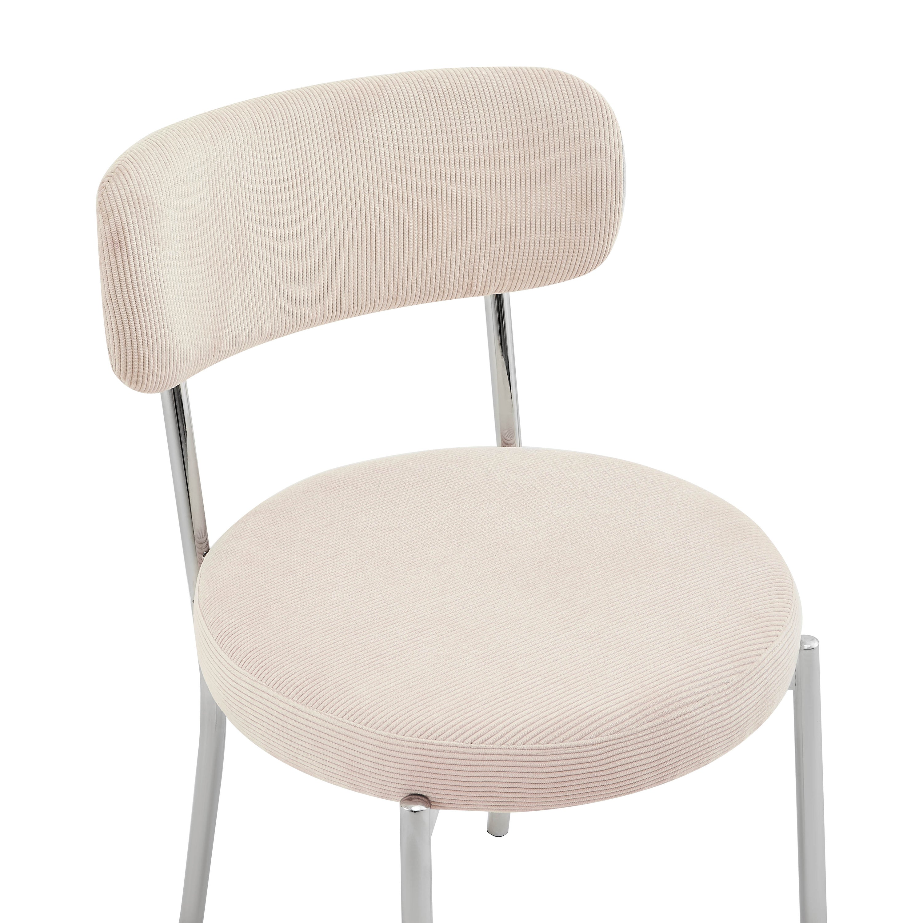 by fonQ Bent Eetkamerstoel - Beige
