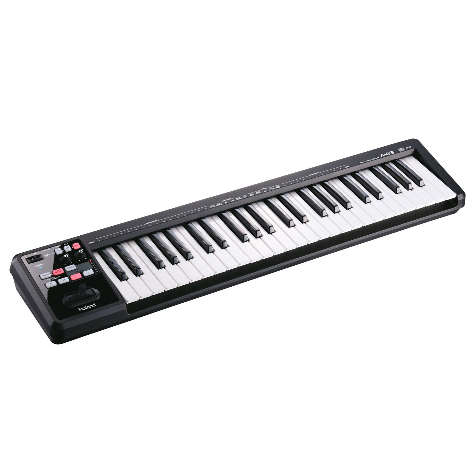 Roland A-49BK Midi-keyboard zwart