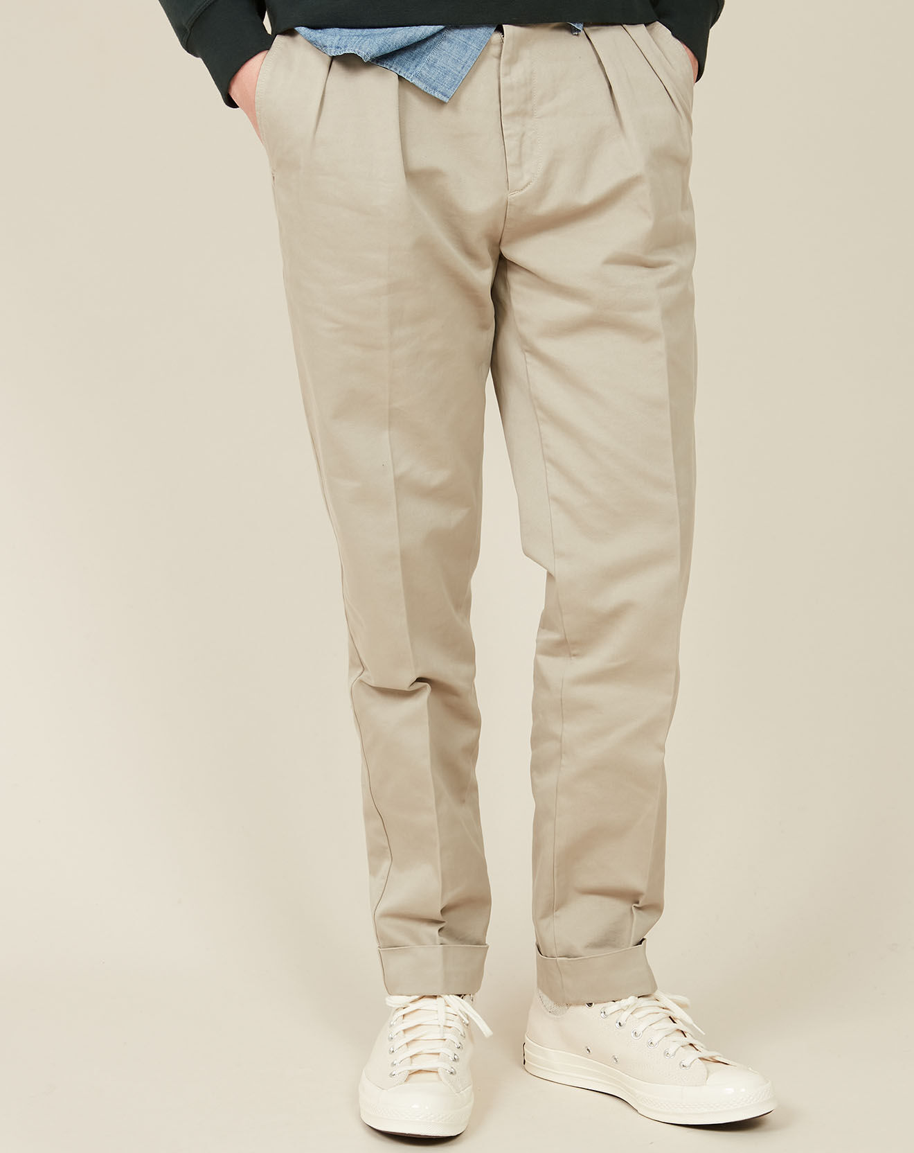 Hartford Pantalon chino Tom beige
