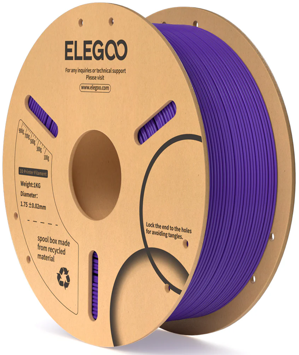 Elegoo  PLA Purple, 1,75 mm / 1000 g    Anfängerfreundliches PLA in Violett