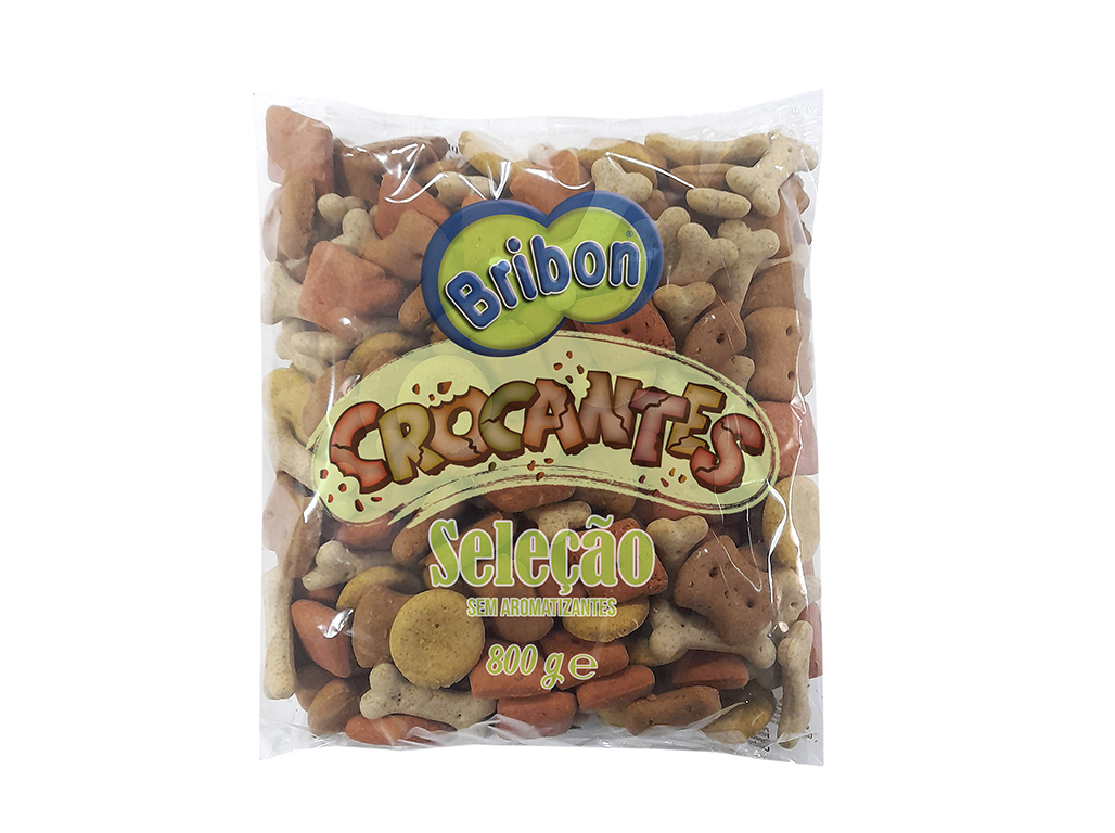 SNACKS CÃO BRIBON SELEÇÃO CROCANTES 800G