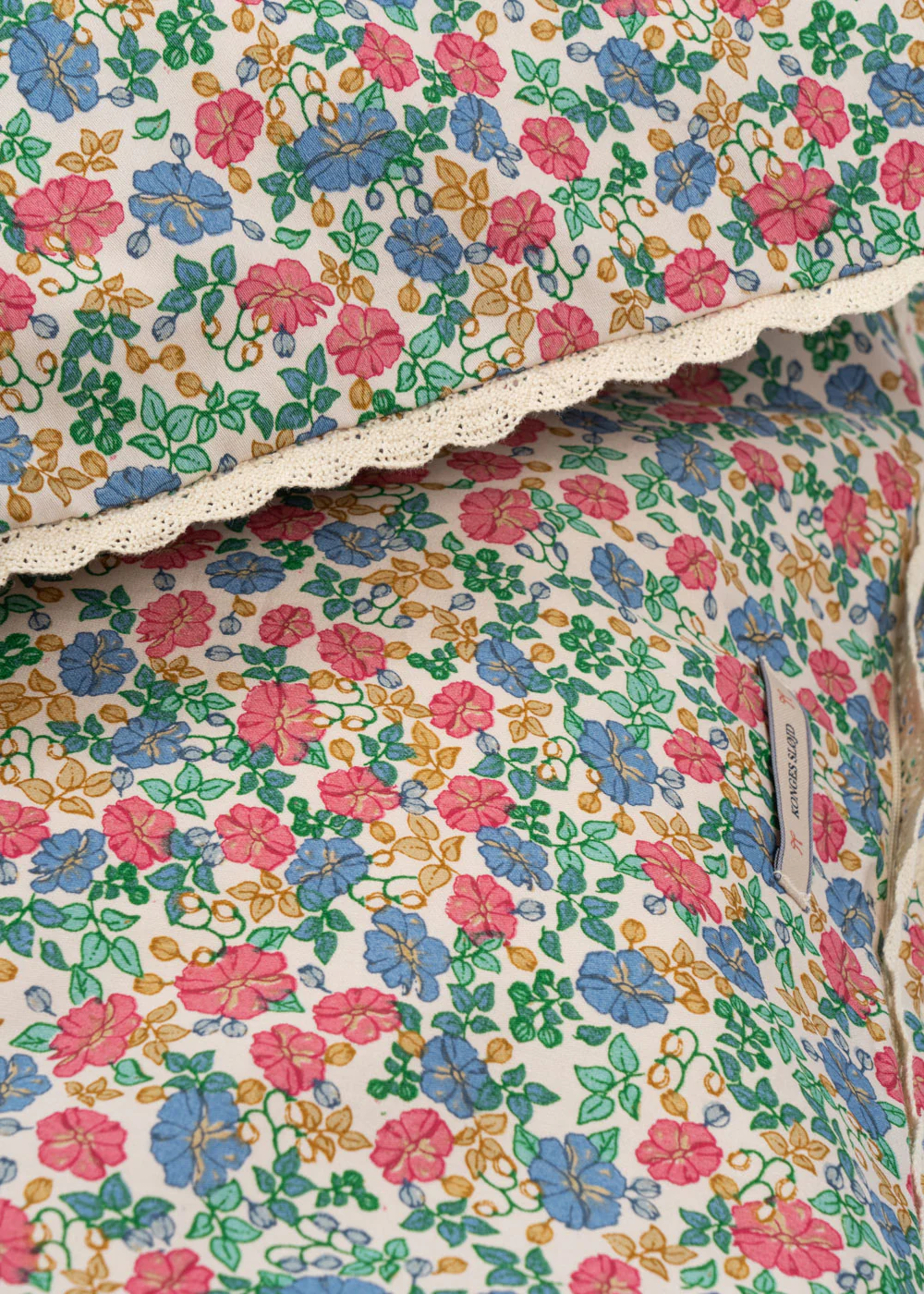 Lace baby sengesæt 70x100 - fiola - OS