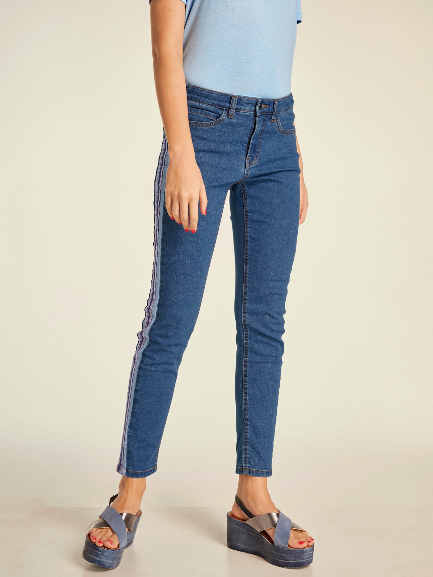 Jean coupe skinny tendance