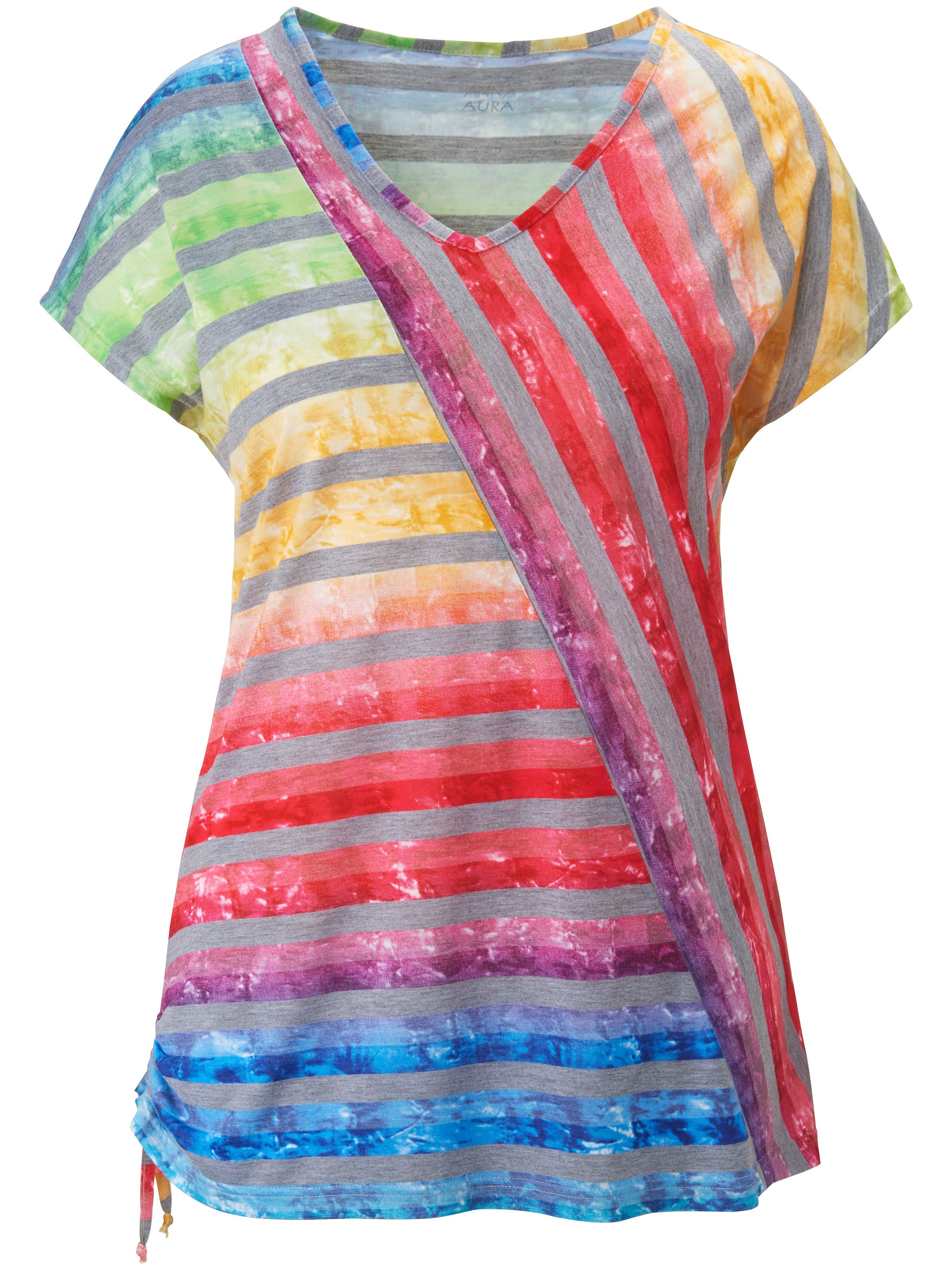 V-Shirt mit 1/2-Arm