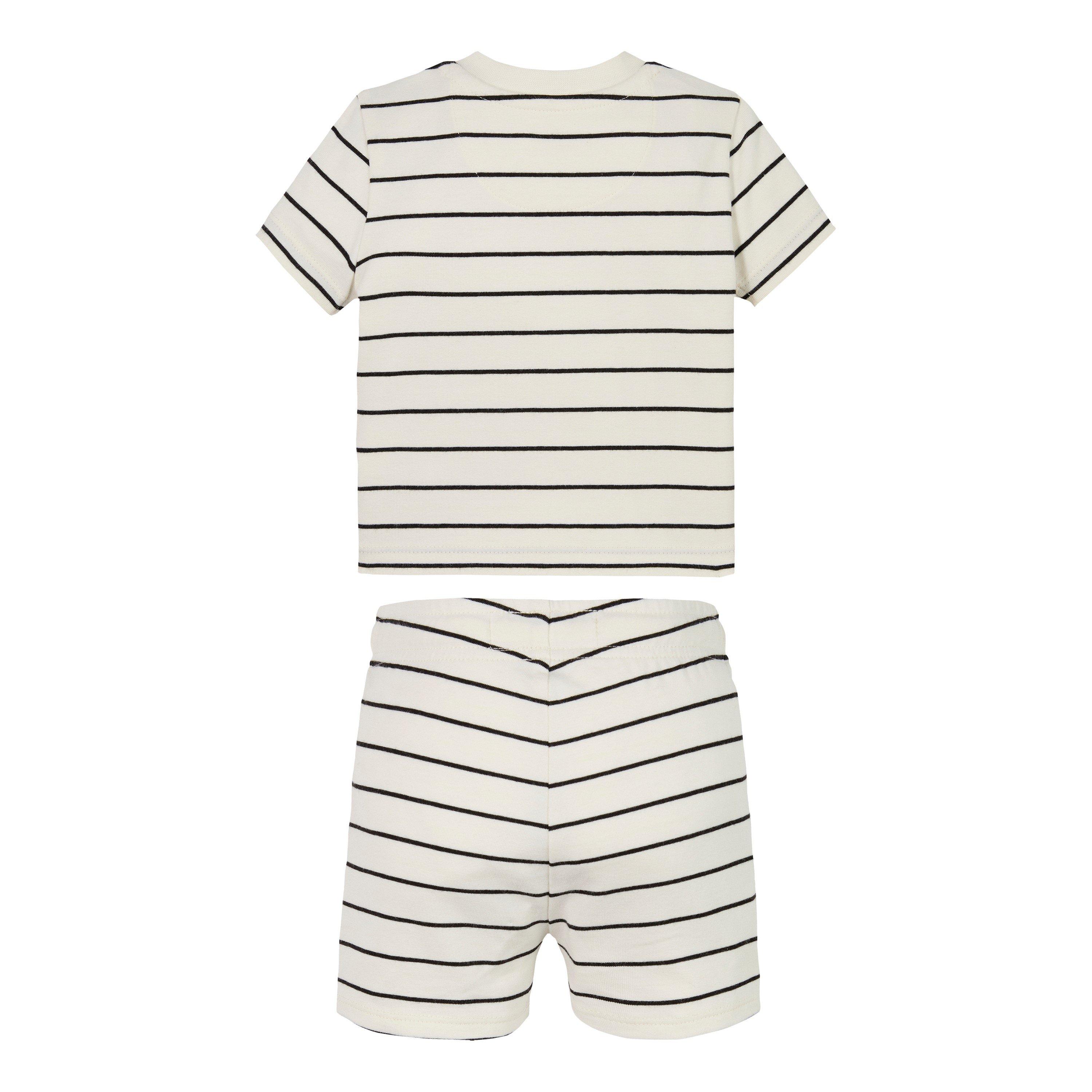 Calvin Klein Jeans STRIPE SS T-SHIRT SHORTS SET