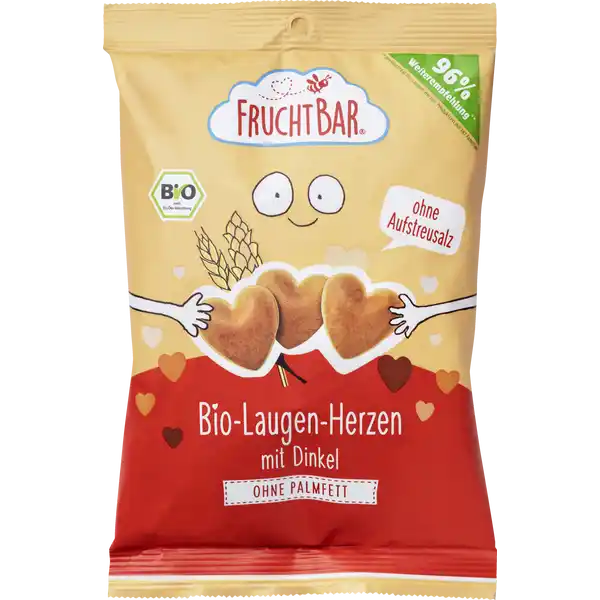 Bio-Laugen-Herzen mit Dinkel