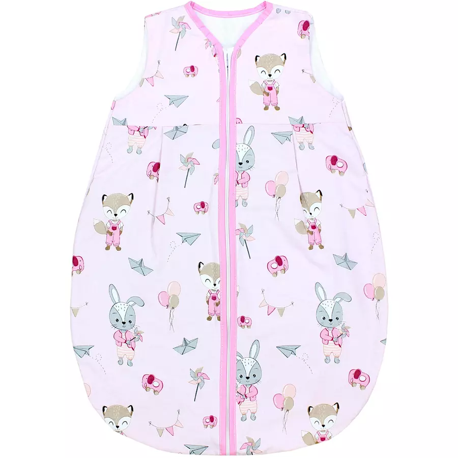 TupTam Baby Sommer Schlafsack Ärmellos Unwattiert rosa