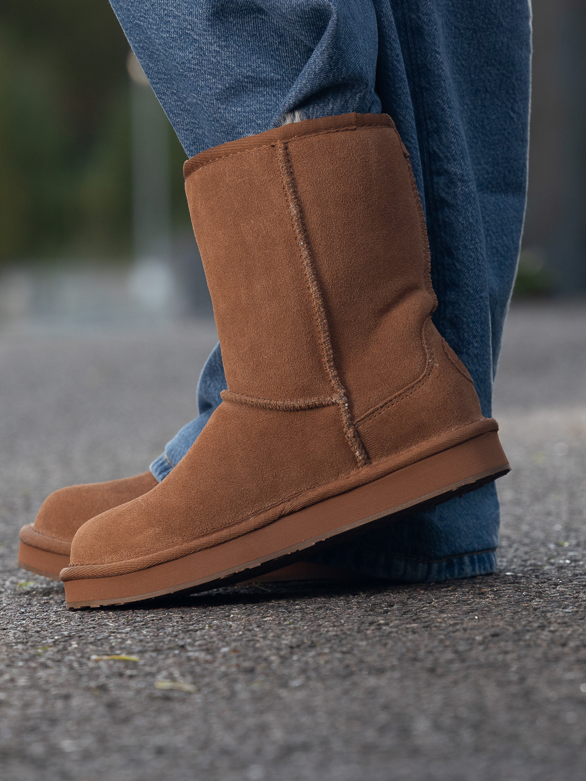 Nadigo Sheepskin High Camel - Trapes Sko