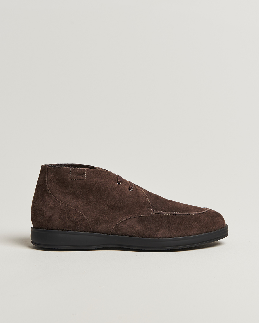 Brioni Journey Desert Boots Brown Suede