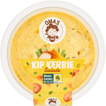 Oma's Kip Kerrie Salade 160 g