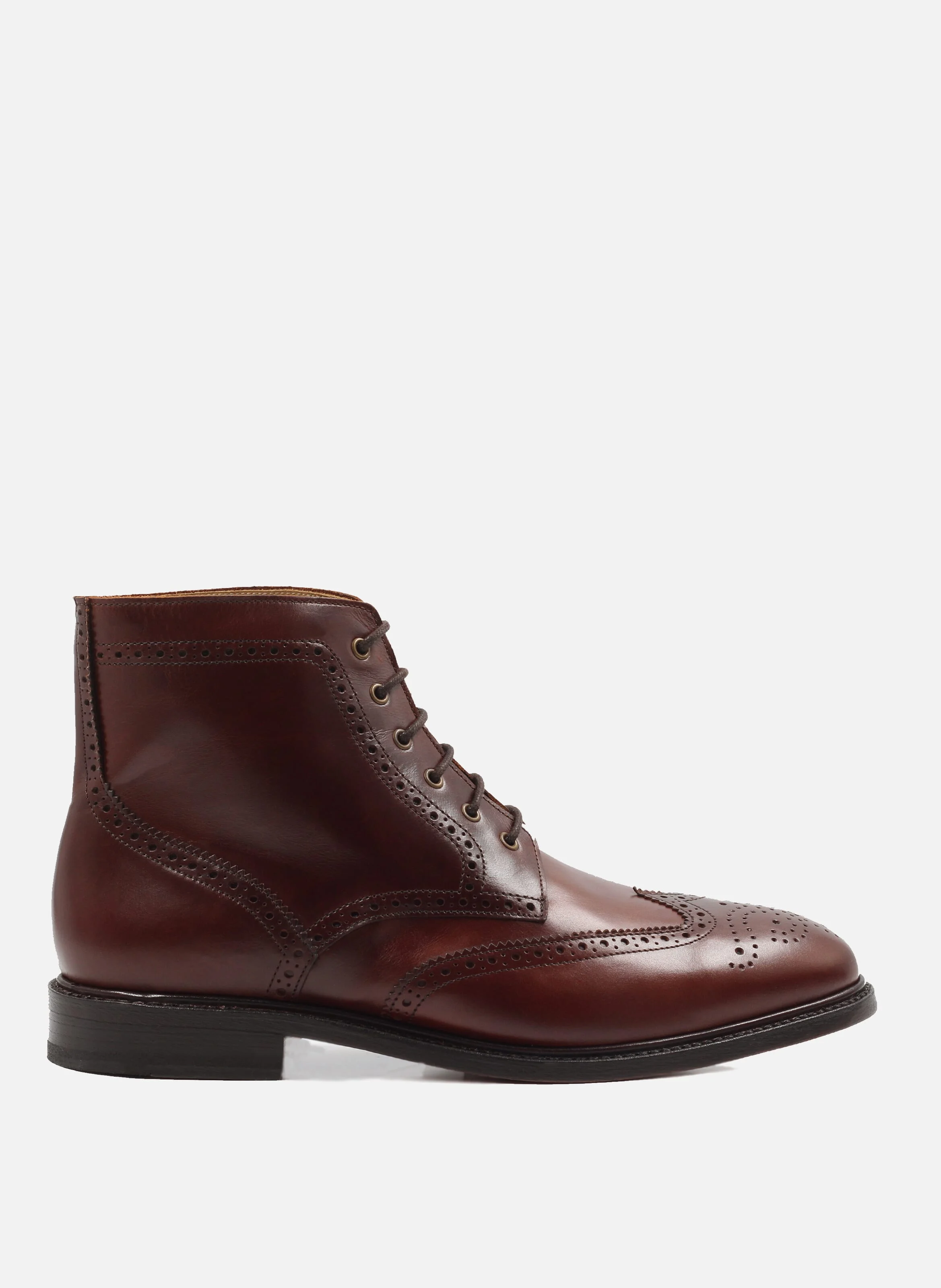 Boots cousu goodyear cuir lisse | Marron