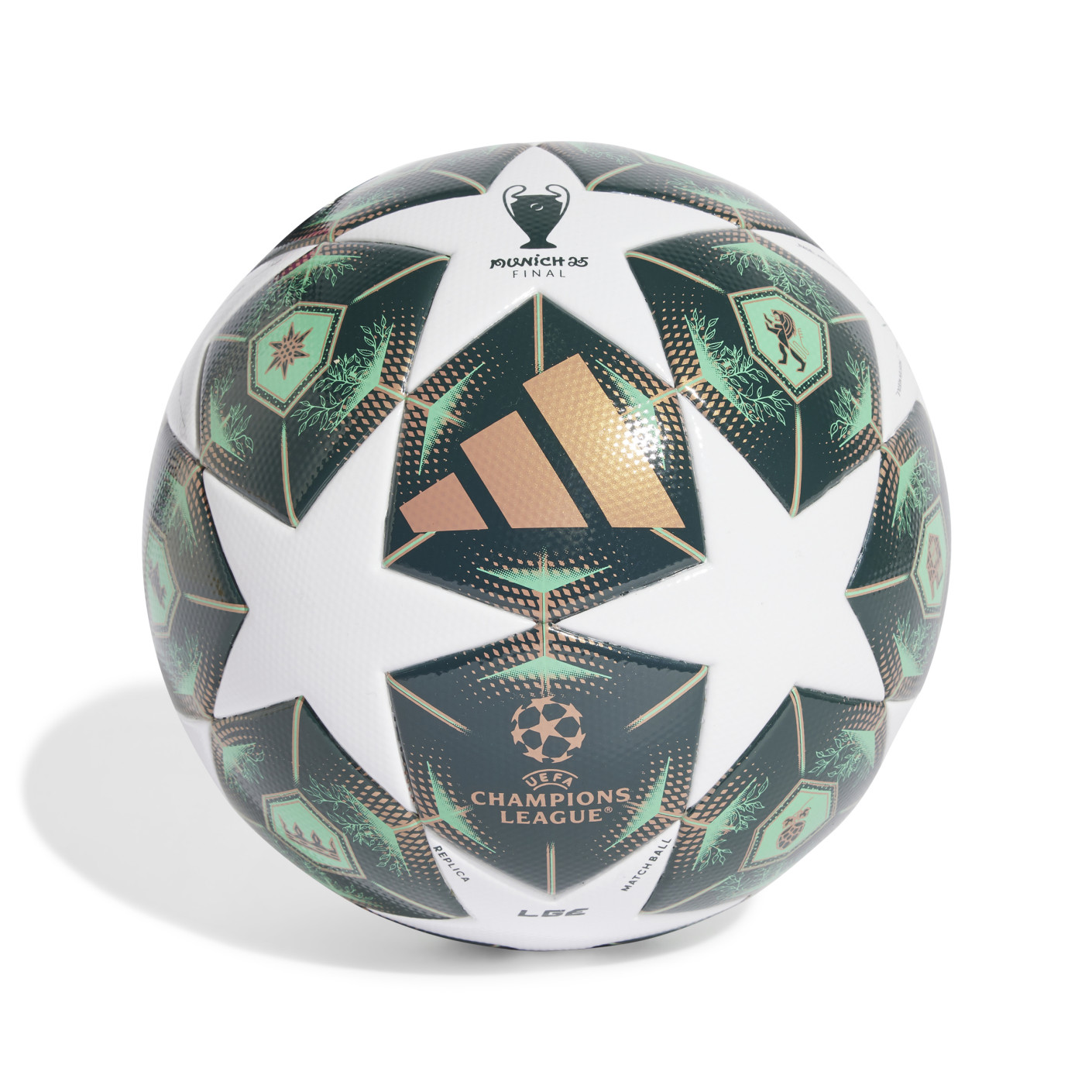Adidas UEFA Champions League League Voetbal 2024-2025 Groen Wit Brons