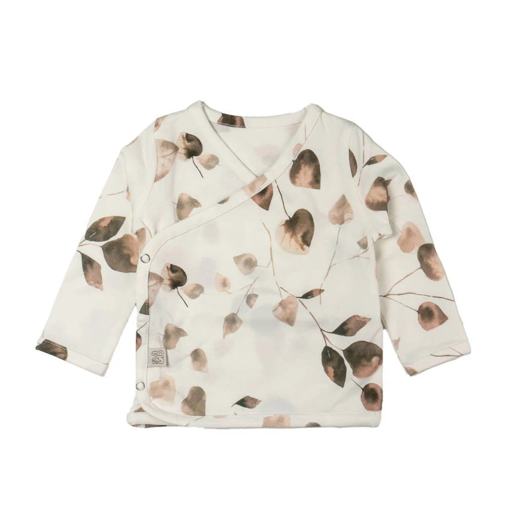 Yumi Baby newborn longsleeve Golden Hour off white/lichtbruin/bruin