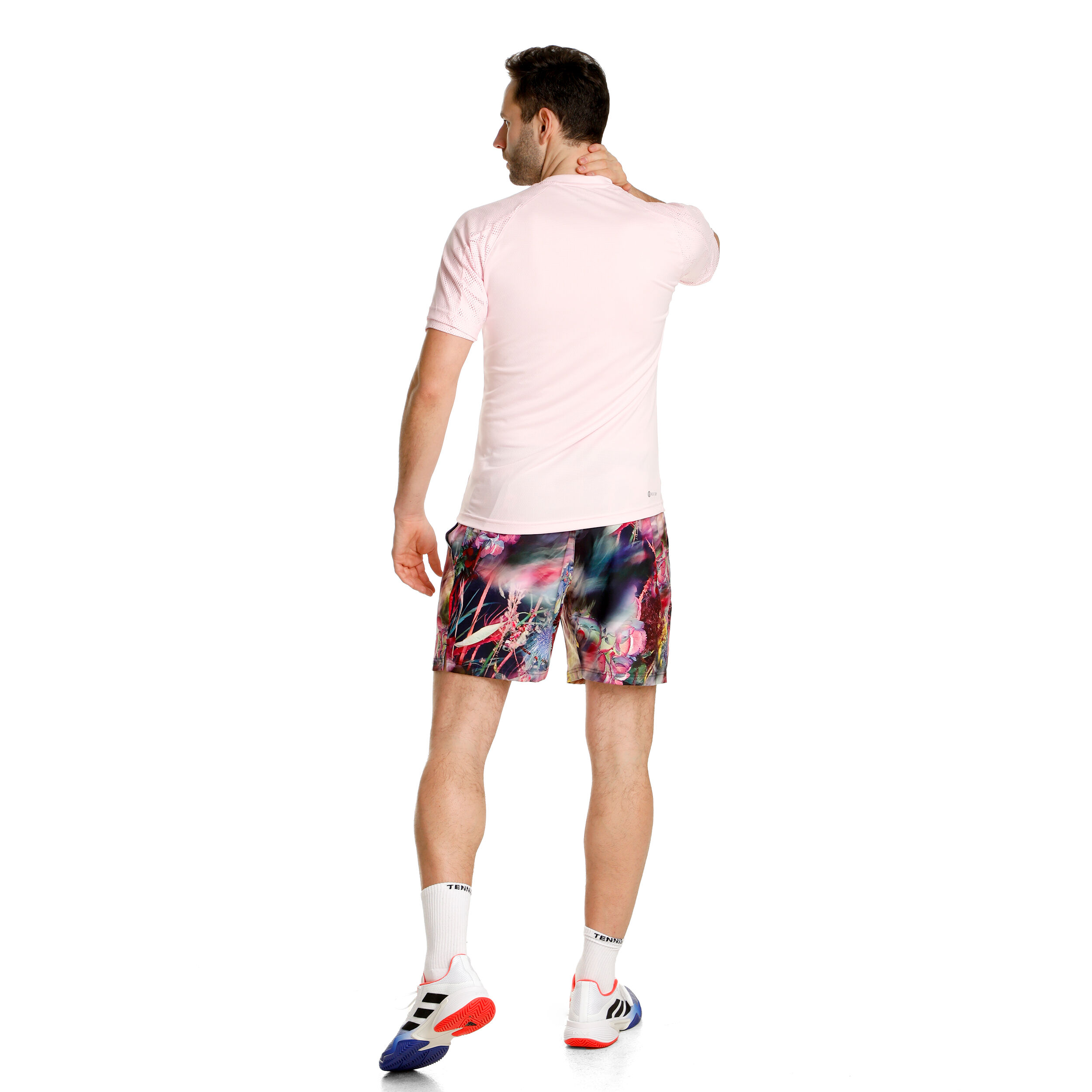 adidas Melbourne Ergo HEAT.RDY T-shirt Hommes - Rosé, Gris