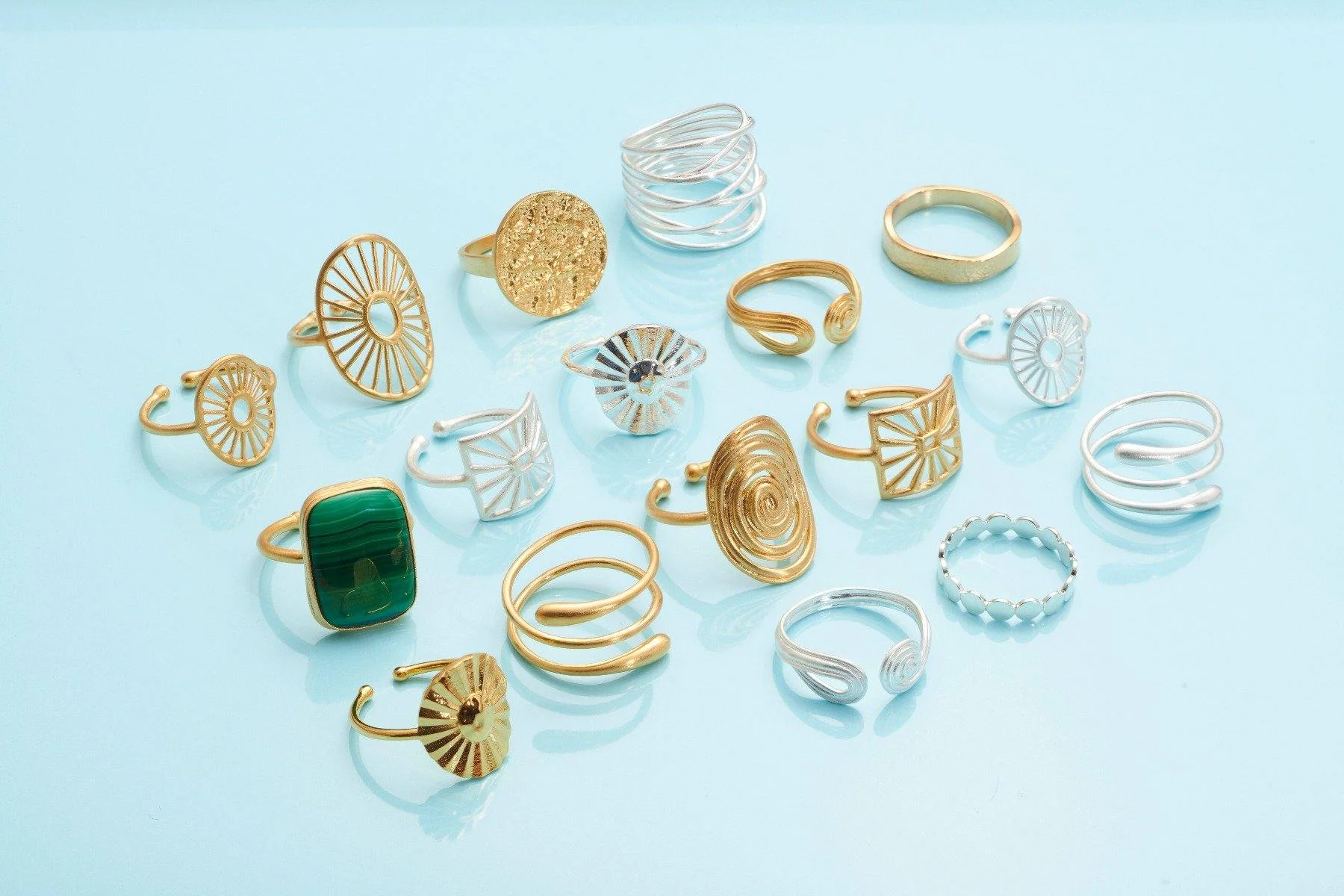Pernille Corydon  Small daylight ring - Forgyldt