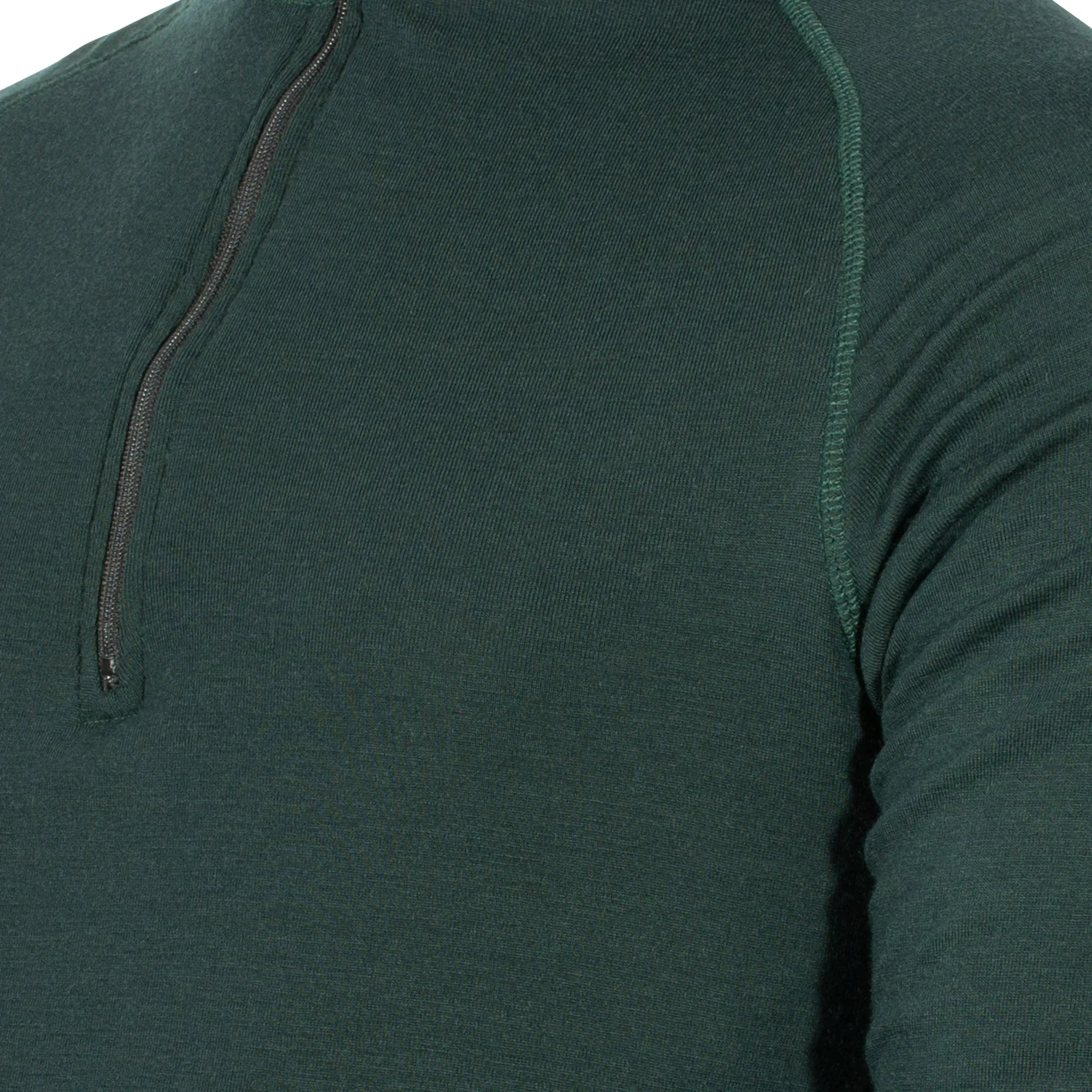 Brynje -  Brynje Longsleeve Arctic Double Zip Polo grün