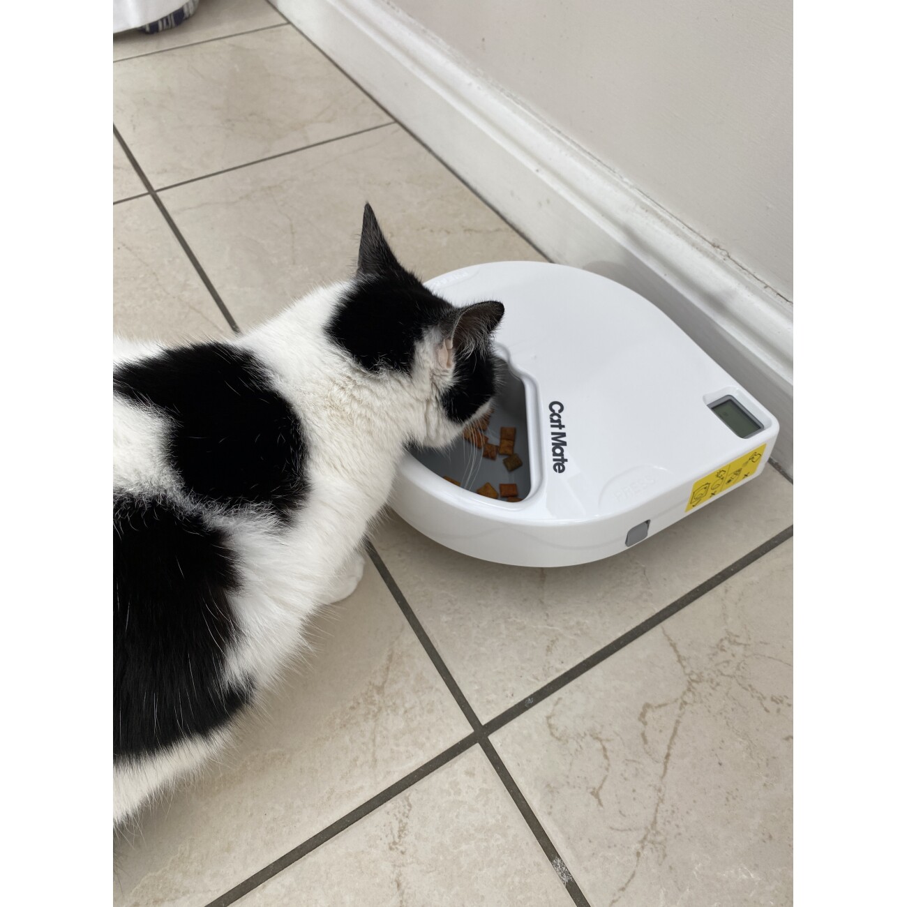 Cat Mate Futterautomat für drei Mahlzeiten mit digitalem Timer (C300)