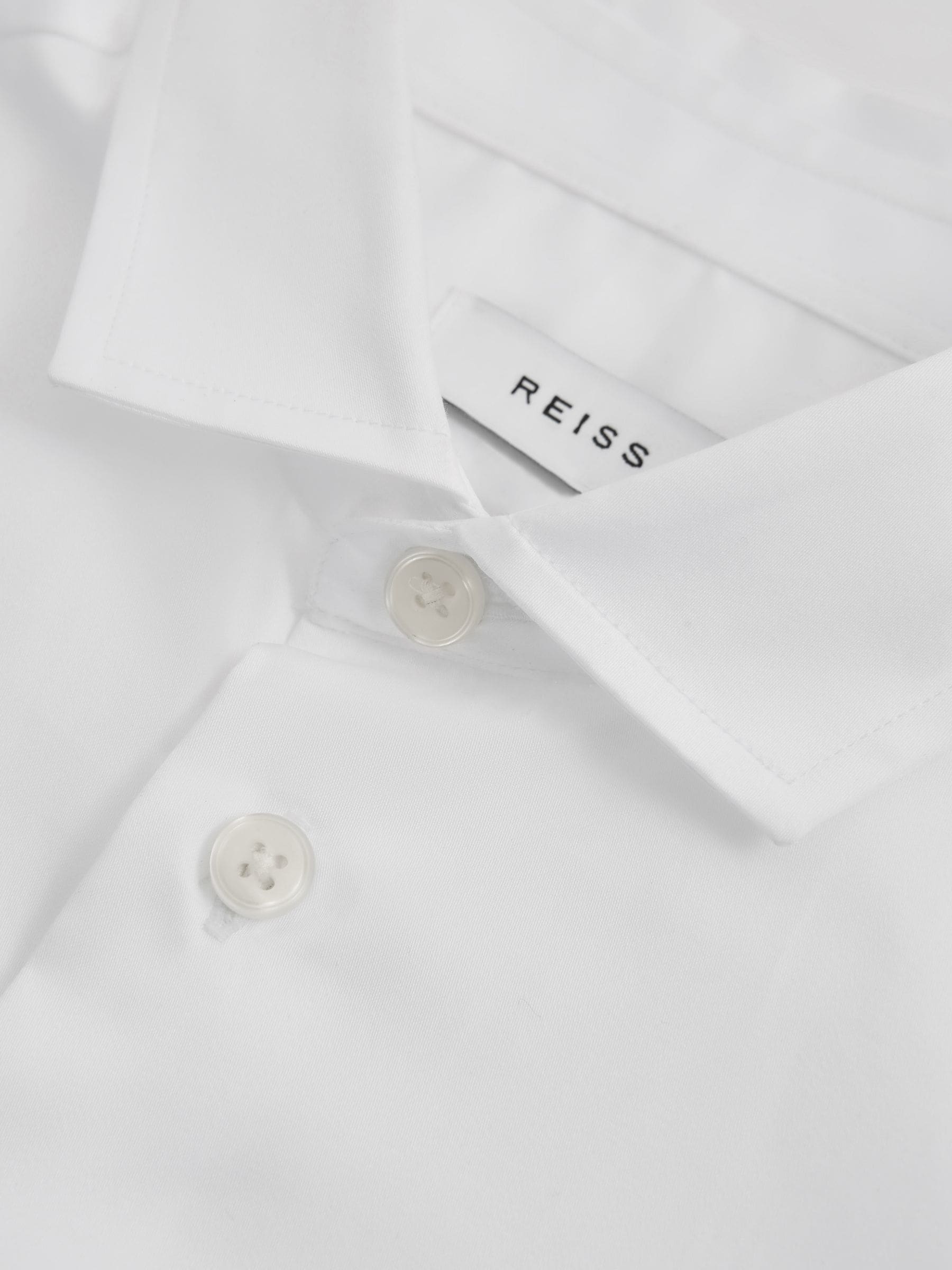 Wit - Reiss Remote Slim-Fit Cotton Shirt
