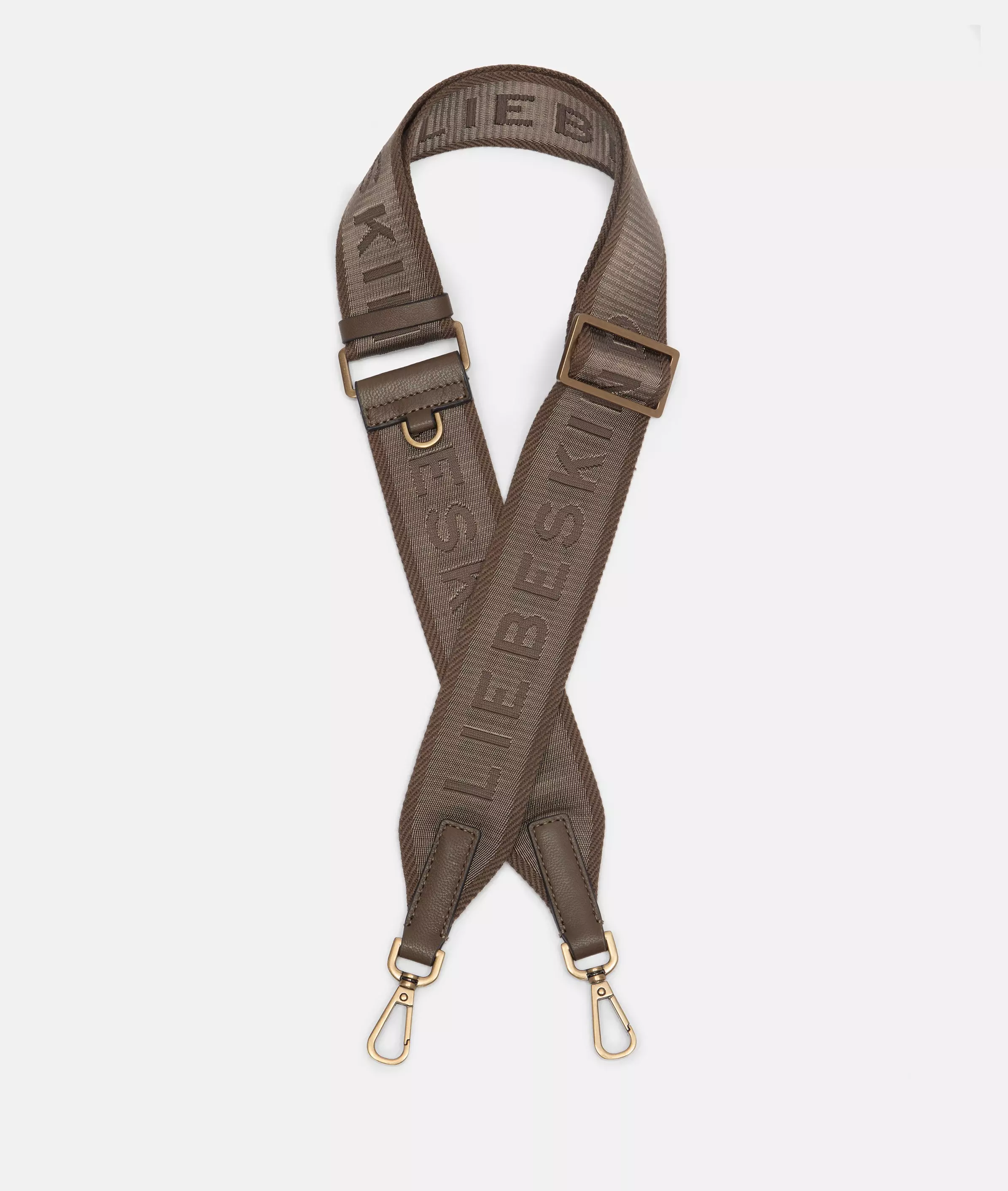 Shoulder strap with logo Long shoulder strap with logo lettering