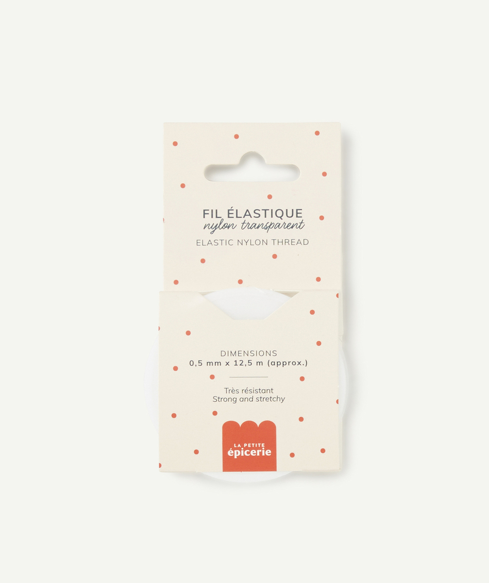 LA PETITE EPICERIEFIL ÉLASTIQUE NYLON TRANSPARENT 0,5 MM - 12,5 MÈTRES