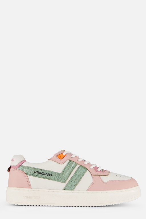 Vingino Court Lifestyle Sneakers wit Leer