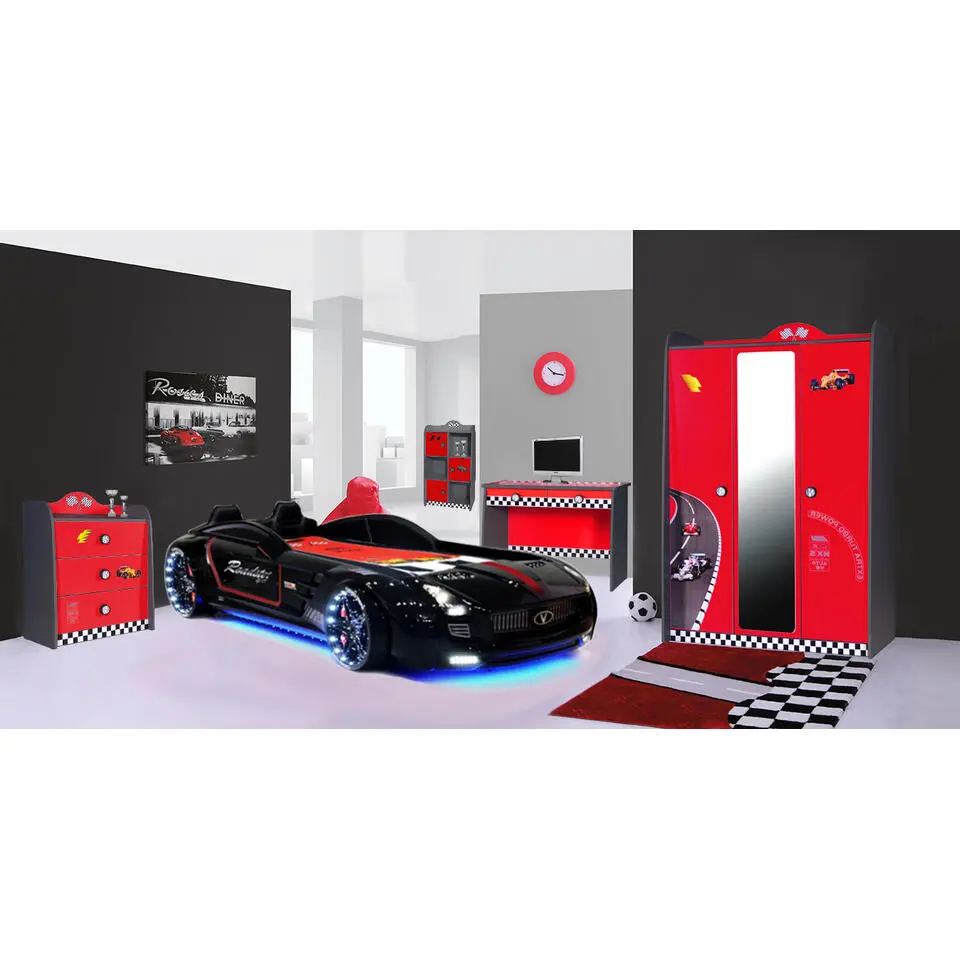 V Power - Ladekast - Commode - Auto - 72x47x90 cm - Rood