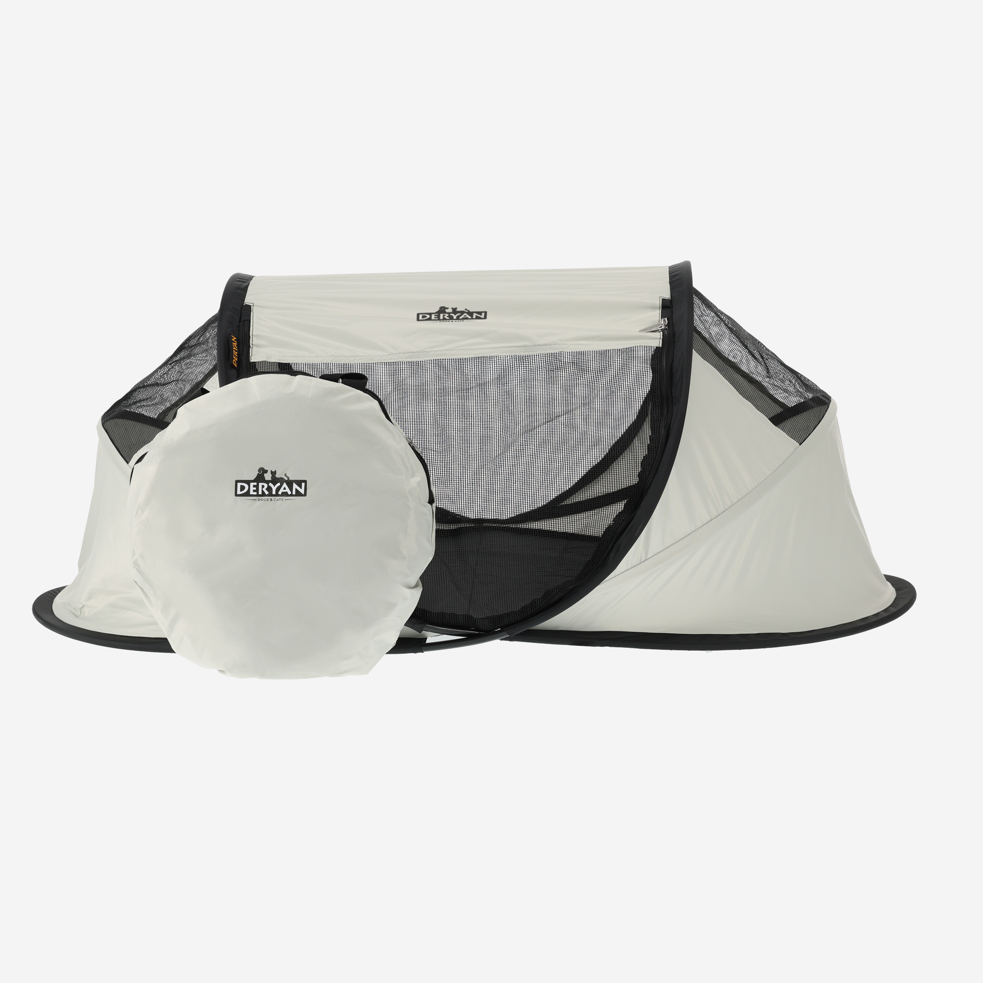 Deryan Dogs & Cats Luxe Pet Travel-Cot opvouwbare bench - Medium
