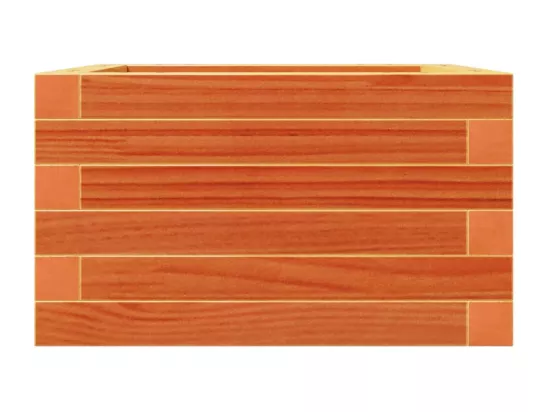 Jardinière bac lit surélevé bois marron 40 x 40 x 23 cm 02_0038451