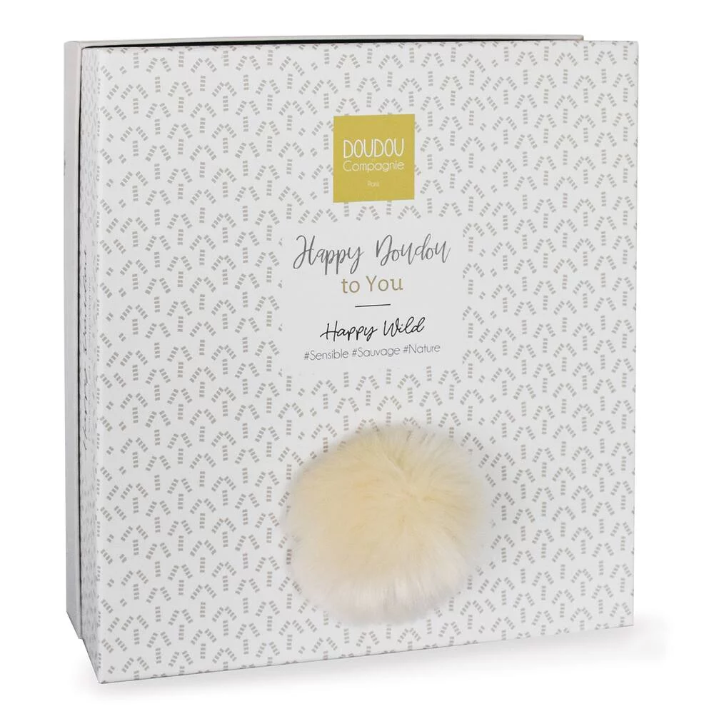 DOUDOU  25 CM HAPPY WILD