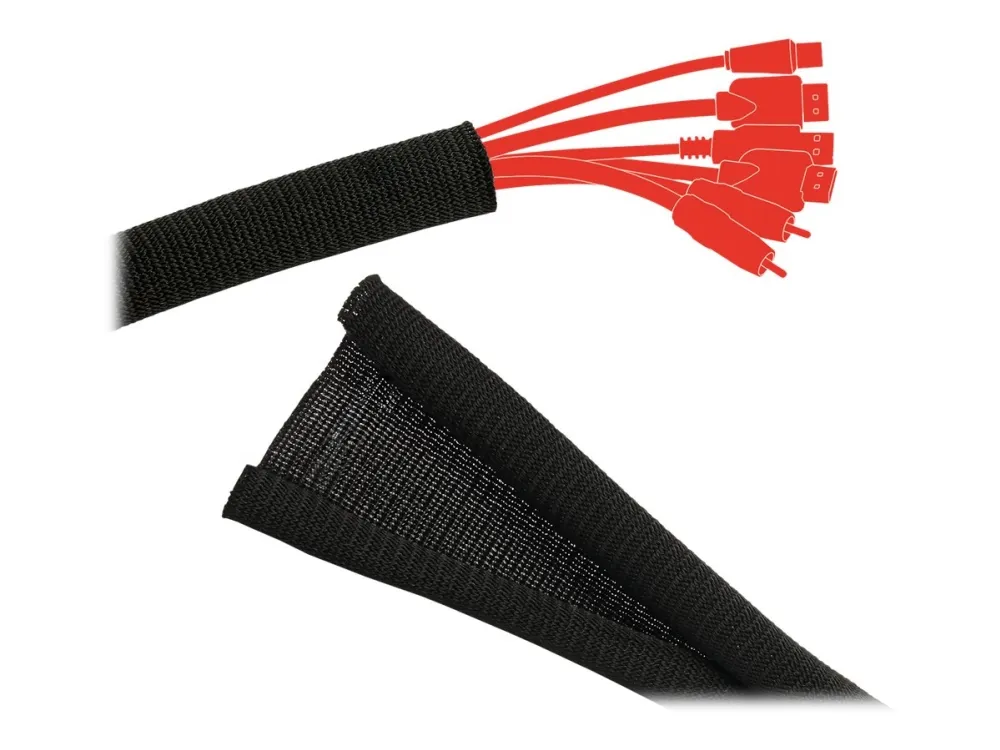 LTC PRO CABLE TUBE - Kabelisolering - 25 m - sort