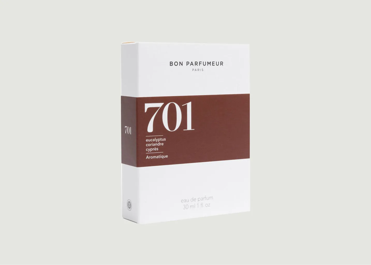 Eau de Parfum 701 : Eucalyptus, Coriandre, Cyprès Bon Parfumeur