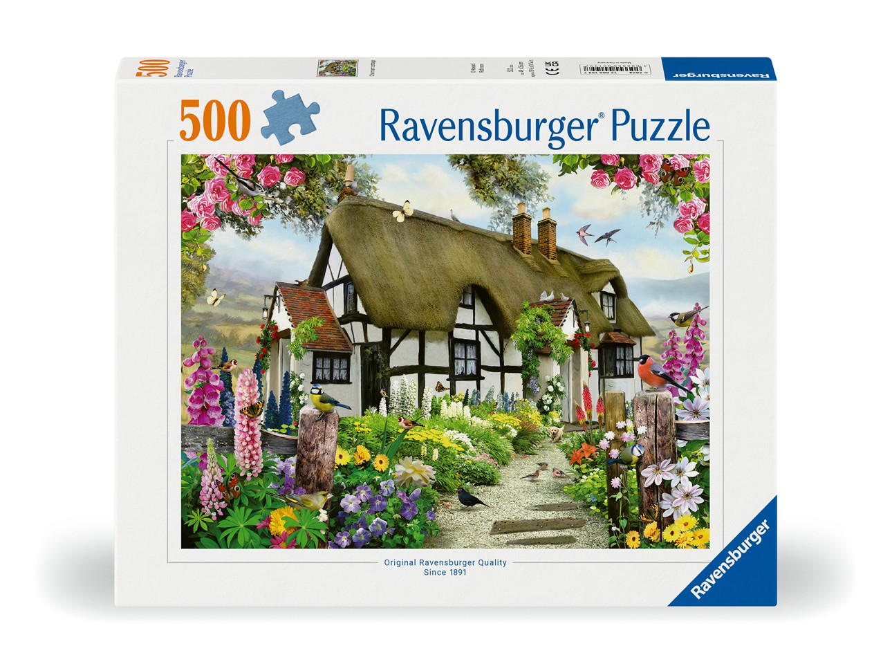 Ravensburger - Puslespil Thatched Cottage 500 brikker