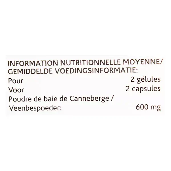 Naturland Cranberry 75 cápsulas vegetais