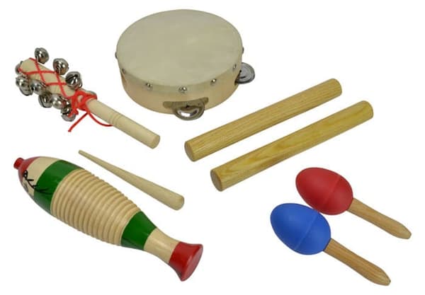 Barne percussionsett med 5 deler