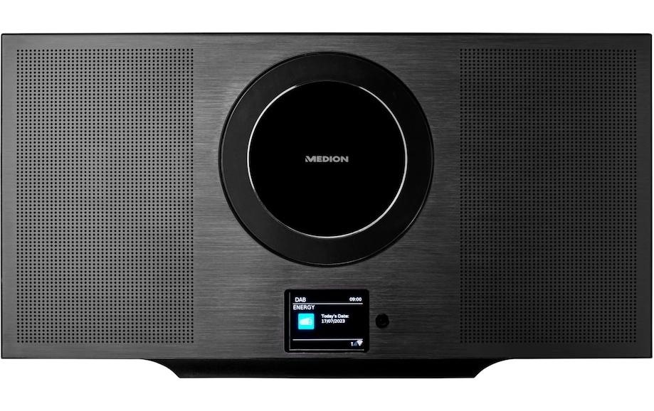 Medion® Stereoanlage »P66348 Schwarz« (Bluetooth Digitalradio (DAB+) | FM-Tuner | Internetradio )