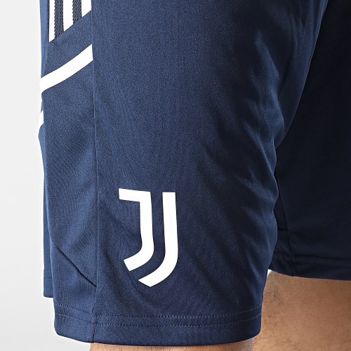 Short Jogging A Bandes HC3292 Juventus Bleu Marine