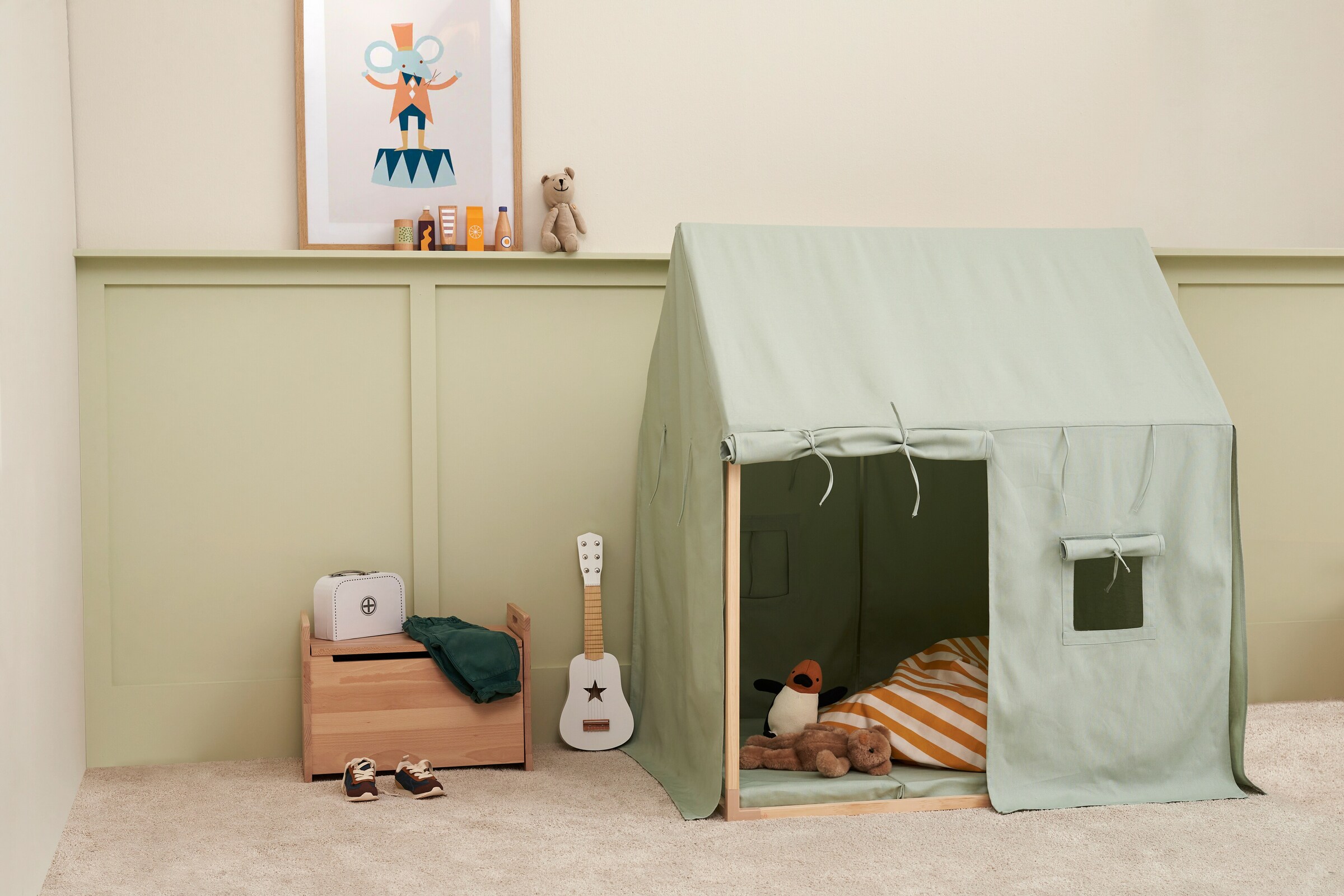 Kids Concept Hauszelt hellgrün