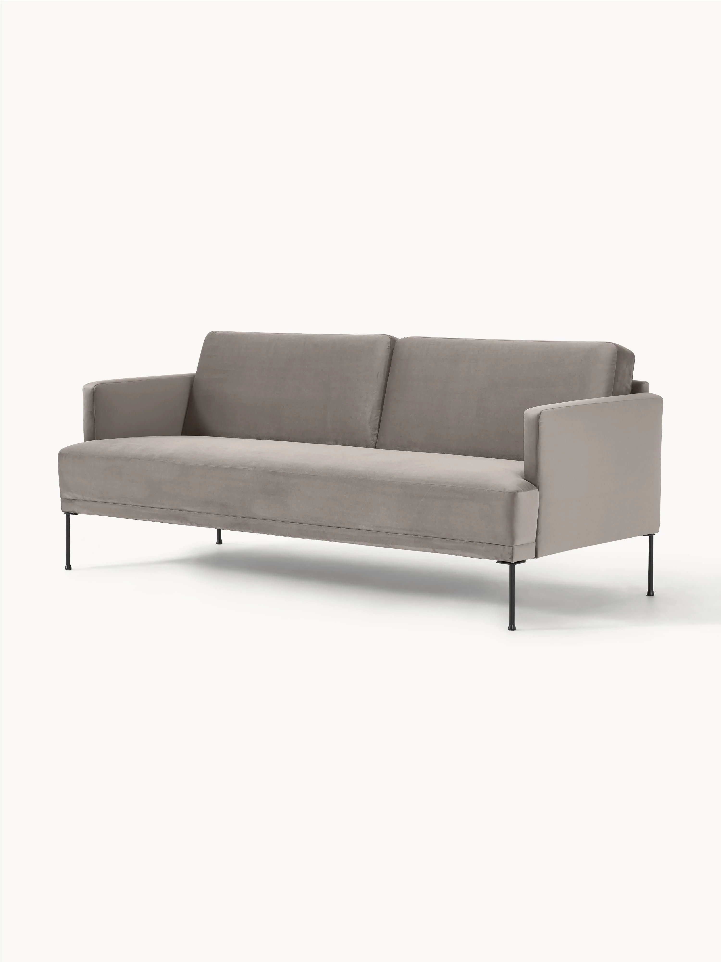 Fluwelen bank Fluente (3-zits)